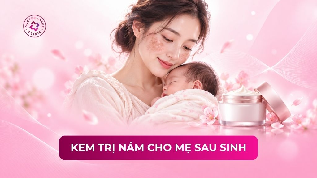 Chọn kem trị nám cho mẹ sau sinh dựa trên hoạt chất an toàn