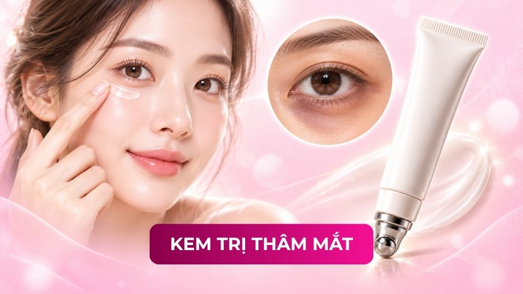 Các hoạt chất trong kem trị thâm mắt và quy trình sử dụng