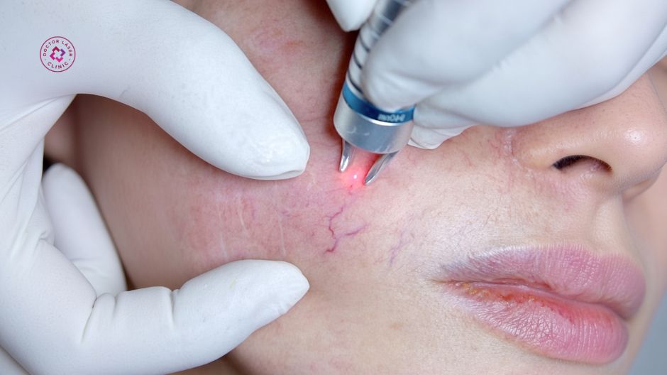 laser điều trị giãn mao mạch ở mặt