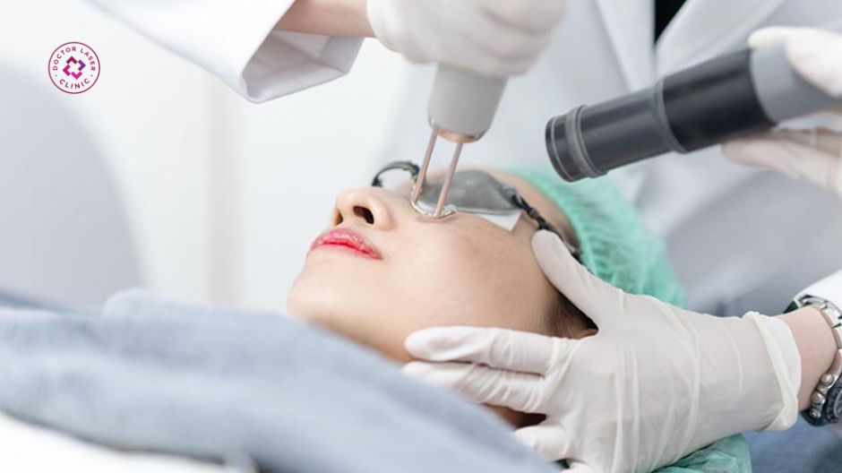 laser điều trị nám chân sâu