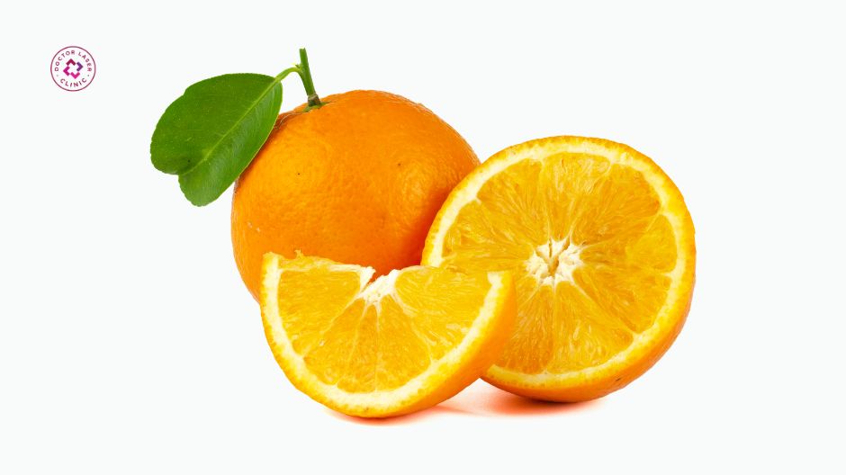 quả cam hỗ trợ sức khỏe làn da và sắc tố melanin