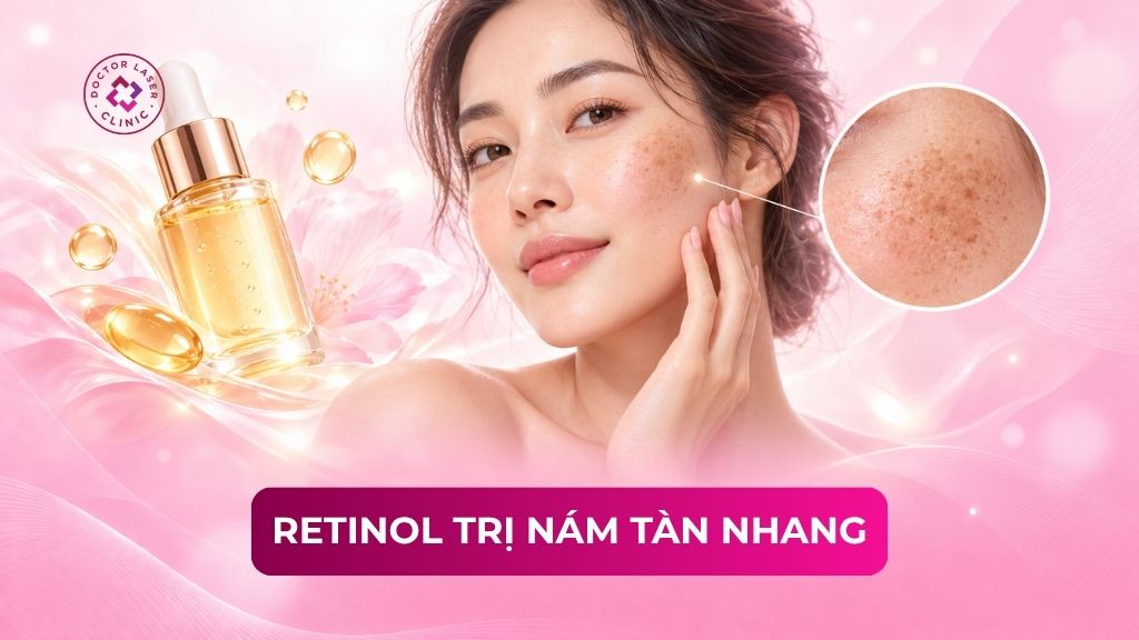 Retinol trị nám tàn nhang có hiệu quả không?