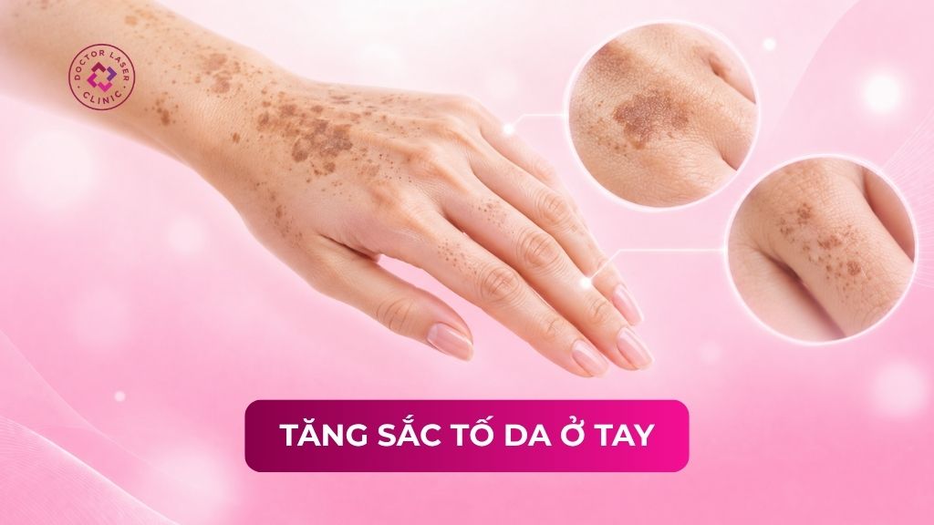 Dấu hiệu tăng sắc tố da ở tay: Nguyên nhân và cách xử lý